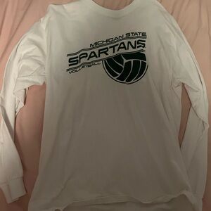 Michigan State Spartans Volleyball Long Sleeve Shirt